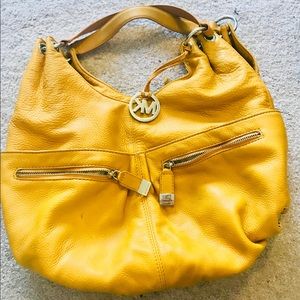Michael Kors, large leather tote bag